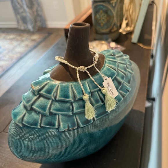 Park Lane Cross Bracelet with Light Green Tassels - Picture 8 of 12